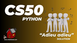 Master CS50 Adueu adieu - PSet 4 Python Programming