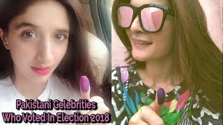 Pakistani Celebrities Who Voted In Election 2018 | Celeb Tribe | Desi Tv | TB2