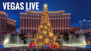 🔴 Xmas Blues? Come See Vegas Live and Let's Chat! Vegas Strip 1080p Livestream...