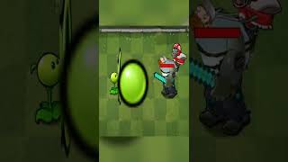 Giant Mouth PeaShooter vs Zombie #Shorts