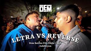 Letra vs Reverse | | DEM 2024 1vs1 | Batalla de Exhibición