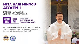 PERAYAAN EKARISTI MINGGU ADVEN I, 1 DESEMBER 2024, PUKUL 09.00 WIB