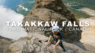 Climbing the 2nd Tallest Waterfall in Canada | TAKAKKAW FALLS