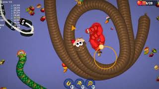 worms zone io epic slither snake 🐍rắn săn mồi/#fullvideo #wormszoneio #snake #game #(1