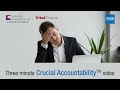 Three minute Crucial Accountability Video