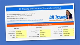 IEP Tracking Sheet - Part 1