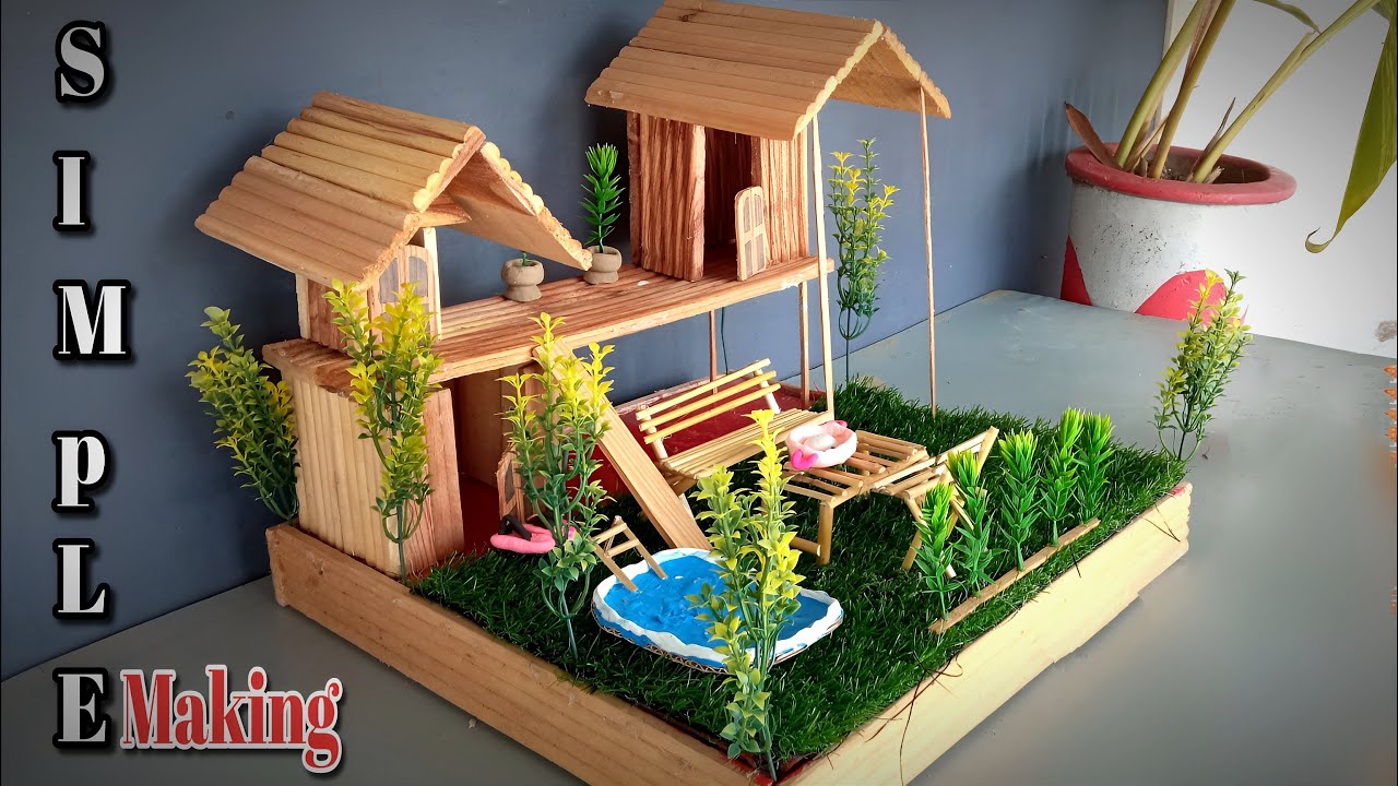 Simple Miniature Diy House Making Diyhouse Youtube