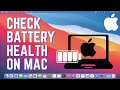 How to Check Battery Health of Your MacBook | How to check MacBook battery health