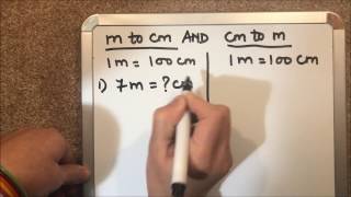 HOW TO CONVERT ( METER TO CENTIMETER ) AND (CENTIMETER TO METER )
