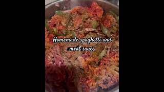 Cooking Video || Spaghetti \u0026￼Meat Sauce With Pasta|| Homemade Spaghetti ￼