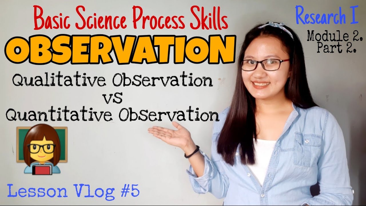 Quantitative Observation Vs Qualitative Observation | Discrete And ...