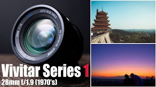 Vivitar Series 1 28mm f/1.9 Vintage Lens Review Nikon Z6 ProRes Raw