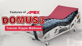 Features of Apex Domus 3 Tubular Ripple Mattress | To prevent severe bedsore