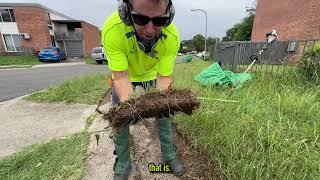 Extreme Lawn Edge Restoration | ASMR Cleanup on Huge Corner Lot