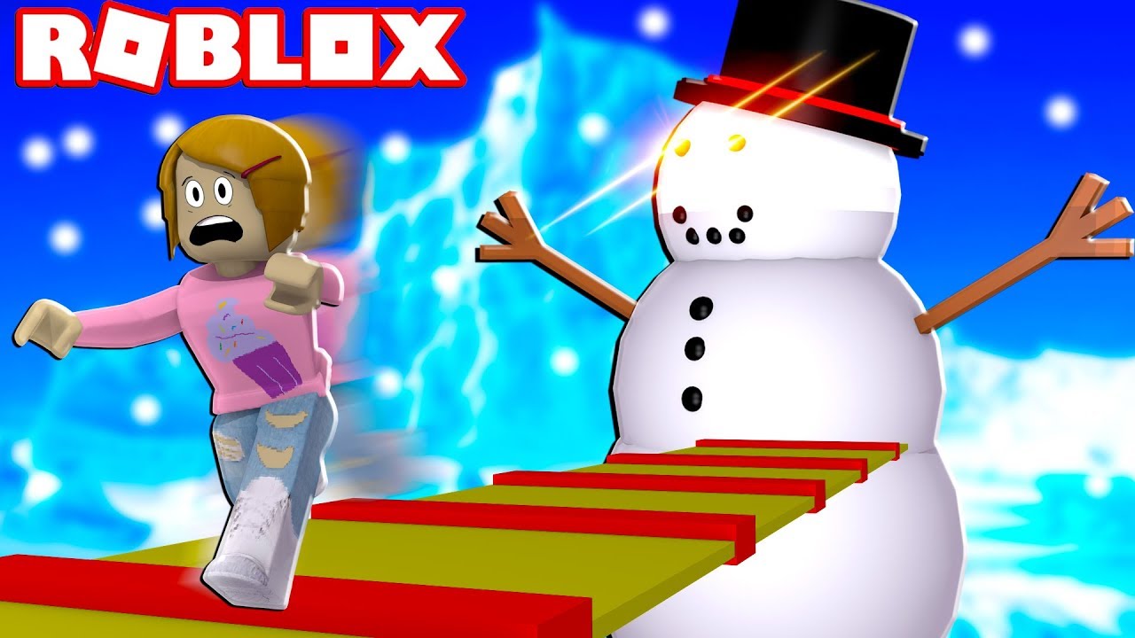 Roblox Escape The Evil Snowman Obby! - YouTube