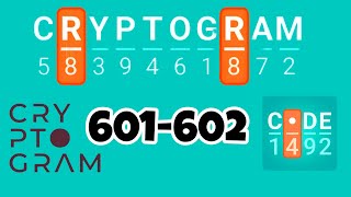 CRYPTOGRAM level 601 602