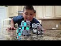 robot saves baby cozmo playtime artificial intelligence super computer funnel vision fun