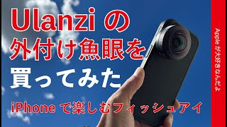 【やっぱ魚眼楽しい】iPhoneで使えるUlanziの外付けフィッシュアイレンズ（6千円台）を買ってみた