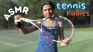 ASMR || tennis rallies in the Florida heat (lofi)