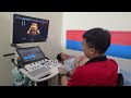 monkey david goes to the hospital to have an ultrasound of the baby in his belly with mom