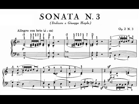 Beethoven Piano Sonata No.3 Op.2-3 1st Movt (베토벤 소나타 3번 1악장) - YouTube