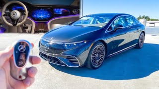 Is The 2022 Mercedes EQS 450+ BETTER Than A Tesla? *POV Drive Review!*