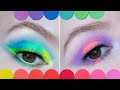 Terra Moons Cosmetics Neon Pressed Pigments | 2 Looks & Review