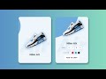 CSS Creative Product Card UI Design | E-commerce Card Using Html5 & CSS3 | Responsive Product Card