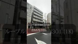 【1分内見】ルームツアー |ルーブル蒲田参番館301|大田区｜蓮沼駅　蒲田駅｜1K｜room tour