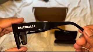 Balenciaga Sunglasses 'Black and Grey' Full Review