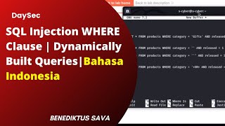 SQL Injection - Mendeteksi Celah SQL Injection di WHERE Clause!