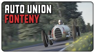 Auto Union Hotlap at Fonteny - HSS 1934 Grand Prix Championship - Assetto Corsa