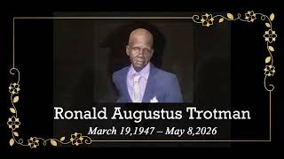 Death Announcement - Ronald Augustus Trotman