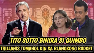 QUIMBO INUPAKAN NI TITO SOTTO'' TRILLANES UMIPAL DIN SA BLANGKONG BUDGET