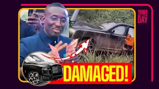 Twum Barimah Accident: Akwatia Business Man's New Rolls Royce Cullinan Seriously Damaged