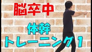 基本から学ぶ！脳梗塞 片麻痺後の体幹トレーニング ー その１ ー