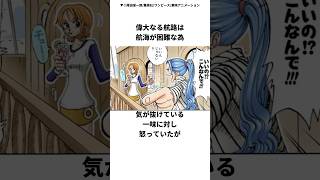 【ワンピース　ネフェルタリ•ビビに関する面白い雑学】ビビは気が抜けている一味に対し怒っていたが・・・#shorts