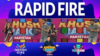 Rapid Fire | Khush Raho Pakistan Season 7 | Faysal Quraishi Show