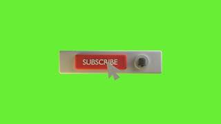 Youtube Subscribe Bell Icon Button Green Screen (3D) || No Copyright (free)