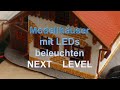 Preiswerte Gebäude Beleuchtung mit LEDs - Next Level - Modellbahn Märklin H0