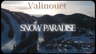 ⛷️ Skiing in Valinouet 🇨🇦 - The 100% natural snow resort in Quebec