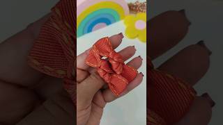 Um parzinho prático na xuxinha🧡🧡 #laçosdecabelo #diy #lacos #lacinhos #tutorial