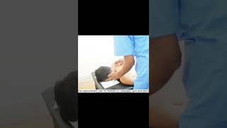 ১ সেশনেই ঘাড় ব্যাথা ৫০% কম। neck pain reduced in 1 chiropractic treatment sessions. #shorts