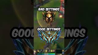 BEST Settings for League! 🏆