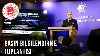 Millî Savunma Bakanlığında Haftalık Basın Bilgilendirme Toplantısı Gerçekleştirildi