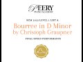 Bourree in D Minor by Christoph Graupner (RCM Level 1 List A - 2022 Celebration Series)