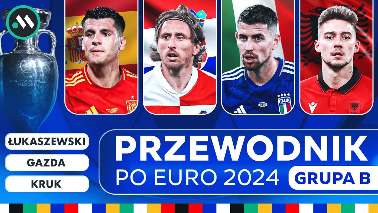 EURO 2024 - GRUPA B: HISZPANIA, CHORWACJA, WŁOCHY, ALBANIA. NADCHODZĄ ...