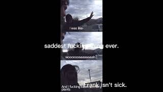 Frank reporting Gerard missing. I am crying.