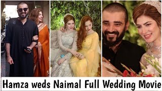 Hamza Ali Abbasi \u0026 Naimal Khawar Full Wedding Movie