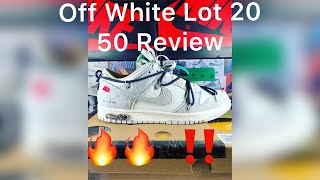 Off White dunk Lot 20 of 50  Review